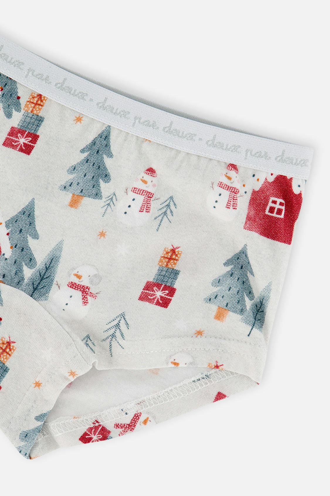 Boyshort Panty Pack Of 3 Holiday Prints