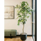 7' Faux Potted Money Tree