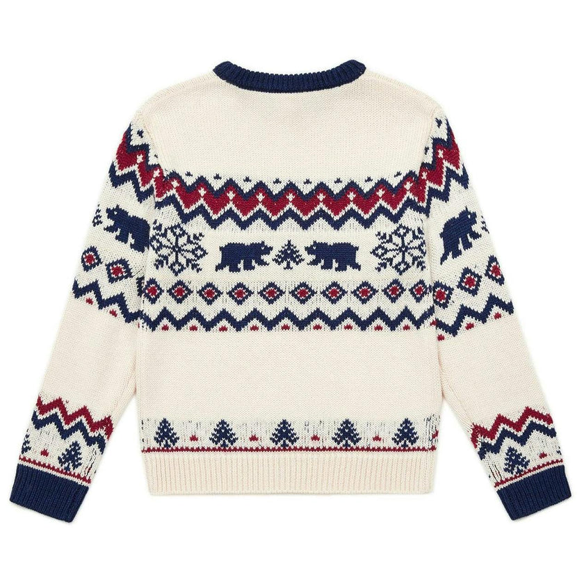 BONTON Winter Bear Jacquard Sweater