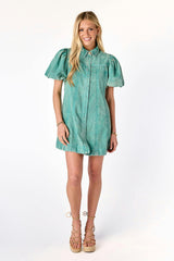 Keely Denim Dress Sage