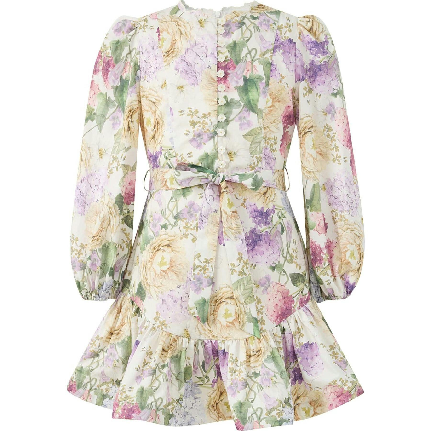 Seraphina Sleeve Cotton Mini Dress