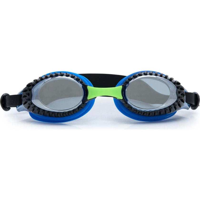 Turbo blue Race Car Theme Swim Goggle