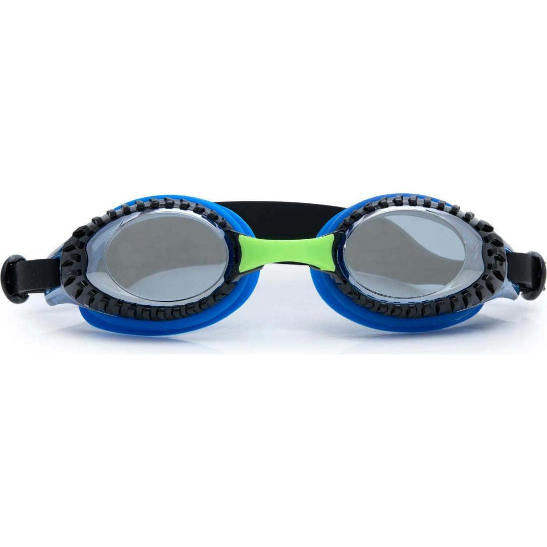 Turbo blue Race Car Theme Swim Goggle