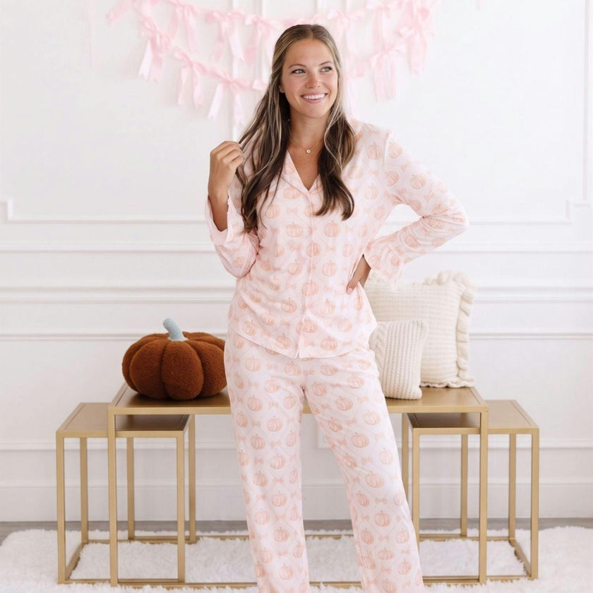 Pumpkin Trellis Women's Two-Piece Set
