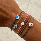 Lucia Heart Beaded Bracelet