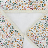 Infant Hooded Towel - Pressed Petals