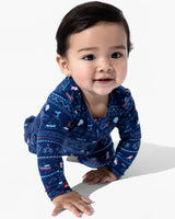 Sail Away Fair Isle Bamboo Convertible Footie