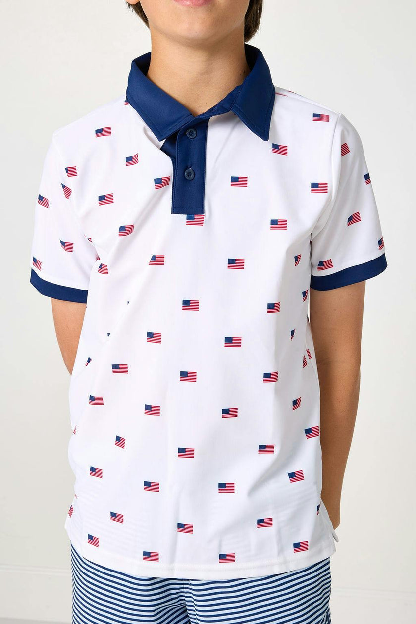 old glory polo shirt