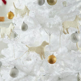 Handmade Dog Breed Christmas Garland and Bunting Cream- 6'