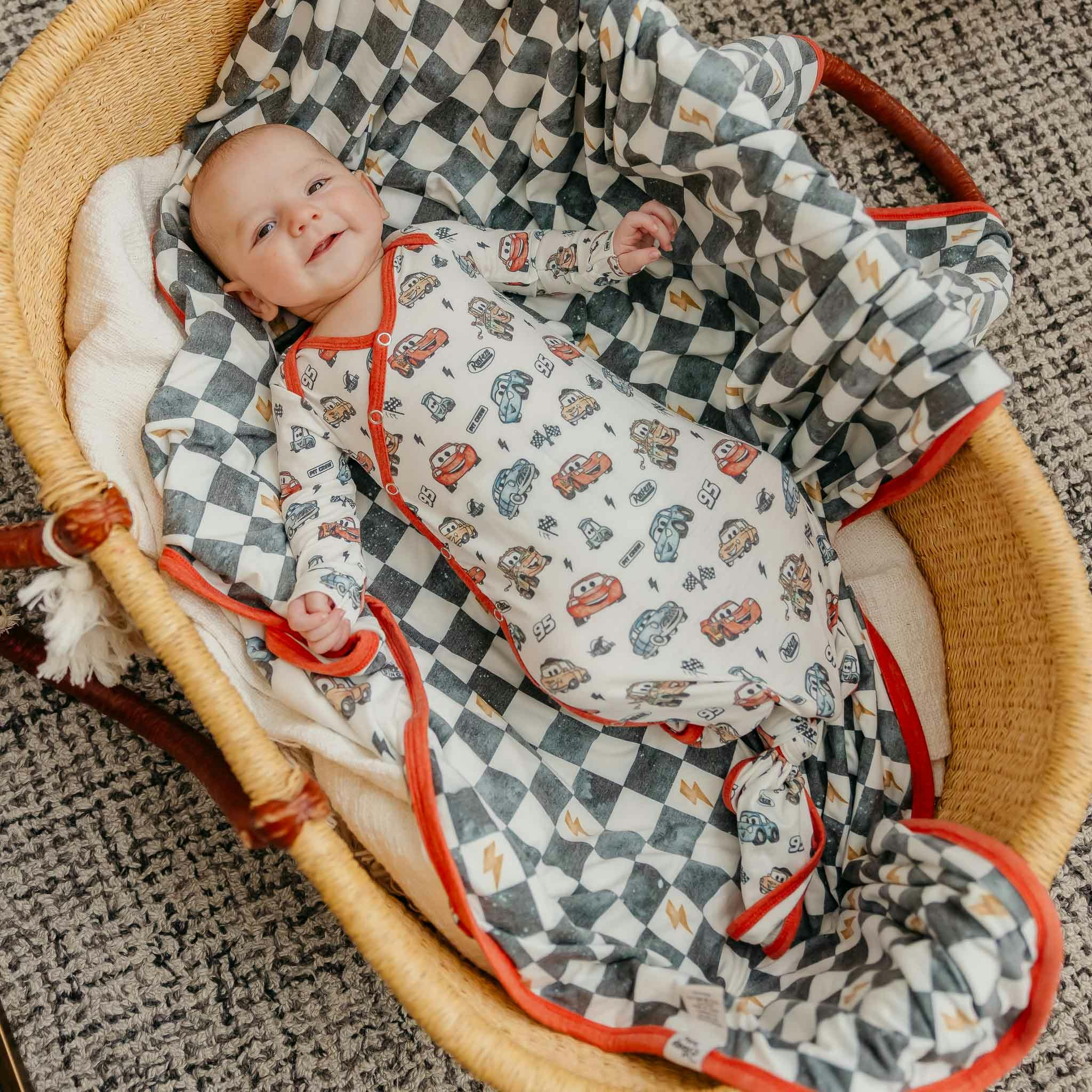 Newborn Knotted Gown - Disney Pixar Cars