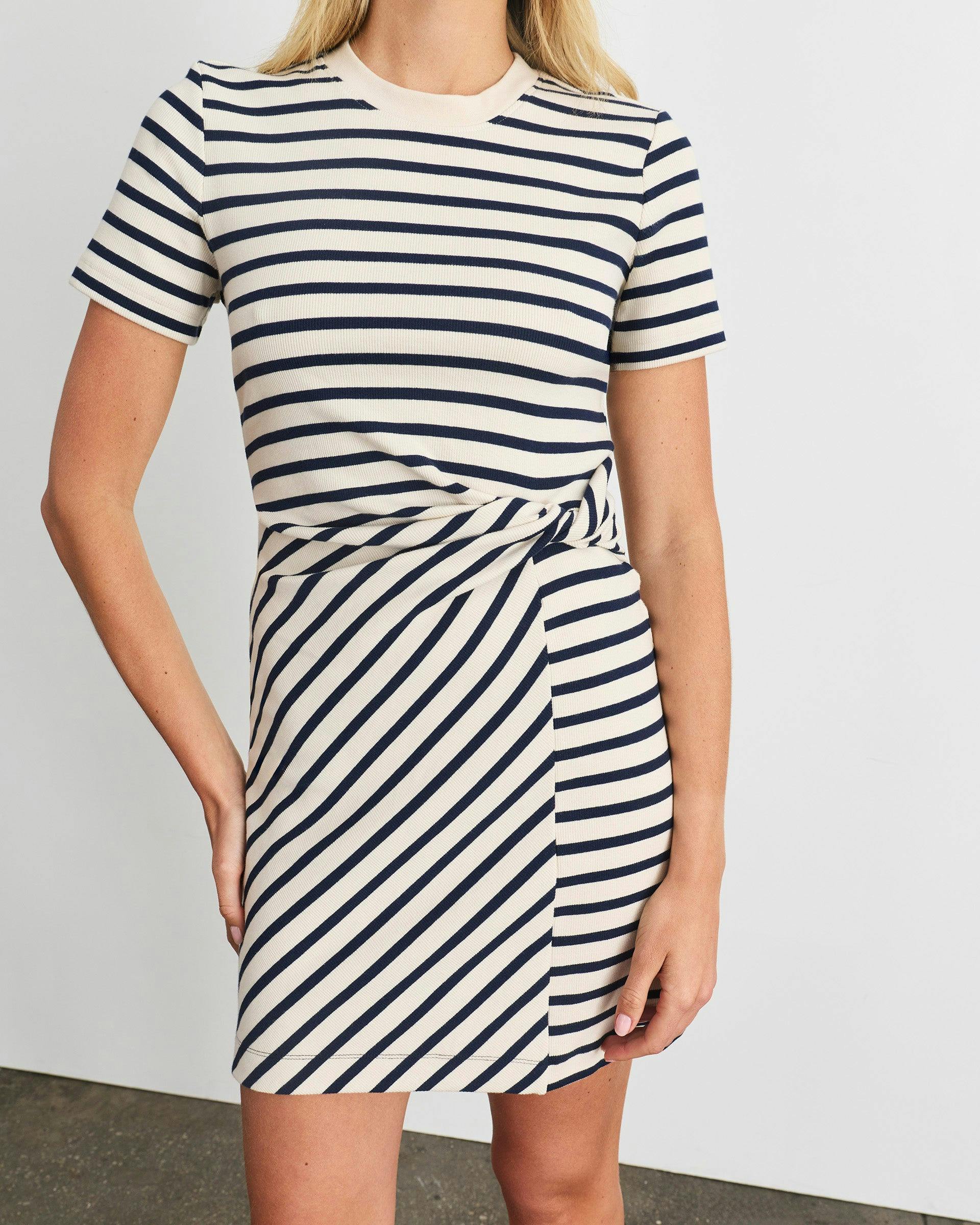 Short Striped Cody Dress