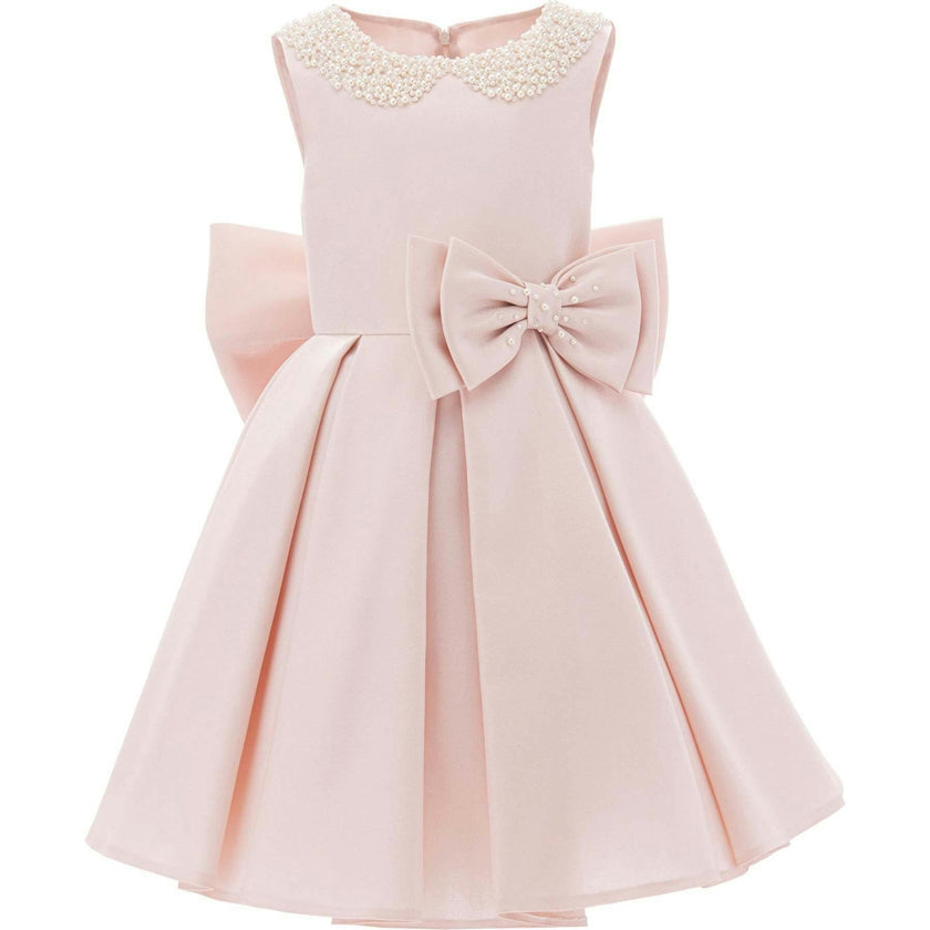 Melinda Pearl Double Bow Dress