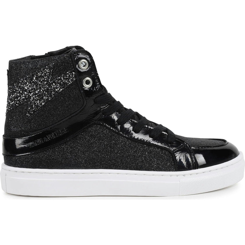 ZADIG & VOLTAIRE Blam-Blam Glitter High Top Sneakers