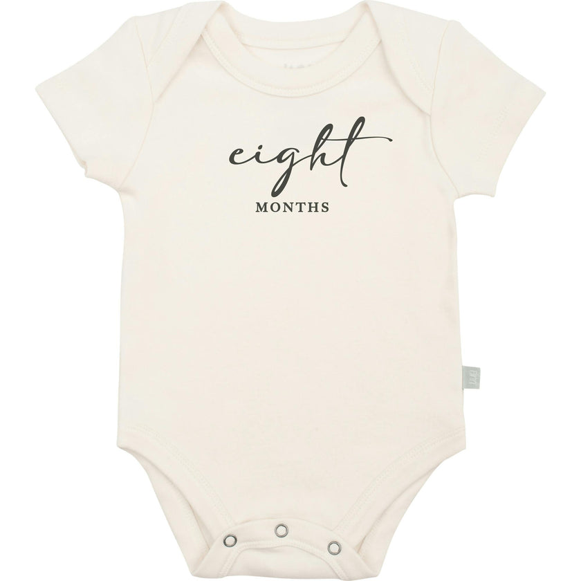graphic bodysuit | eight months milestone charcoal
