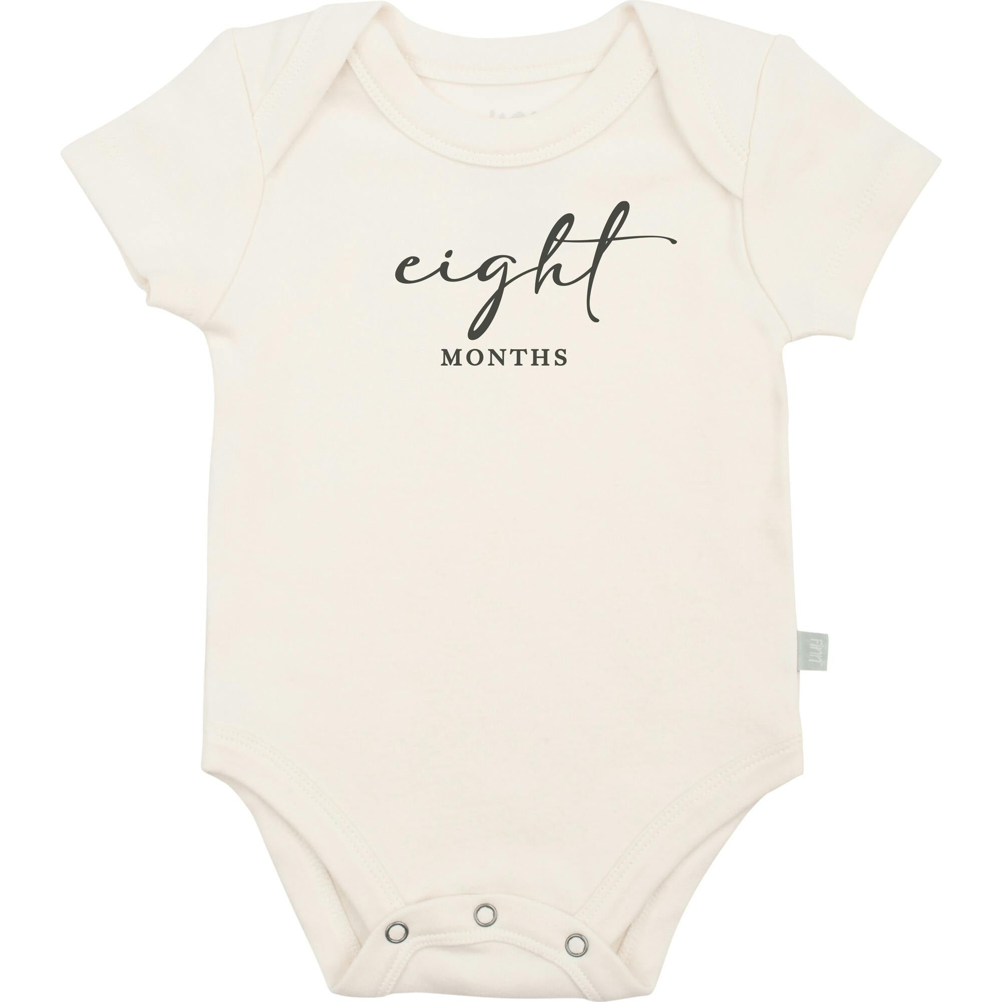 graphic bodysuit | eight months milestone charcoal