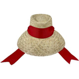 Women's Amaryllis Wide & Short Brim Grosgrain Ribbon Sun Hat