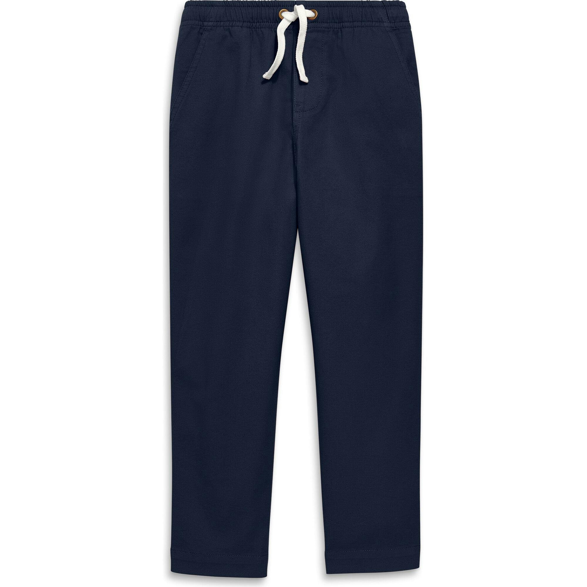Kids stretch chino drawstring pant