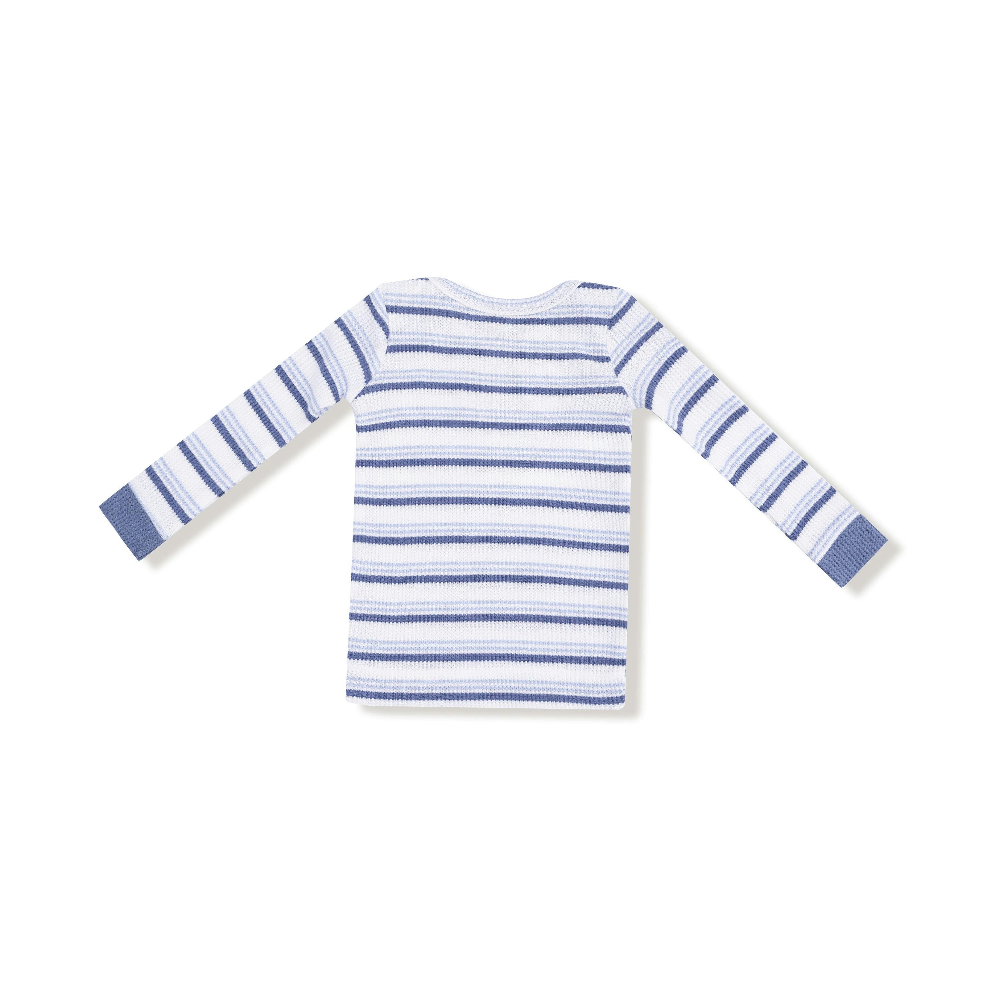 Vintage Stripe - Blue - Long Sleeve Loungewear Set