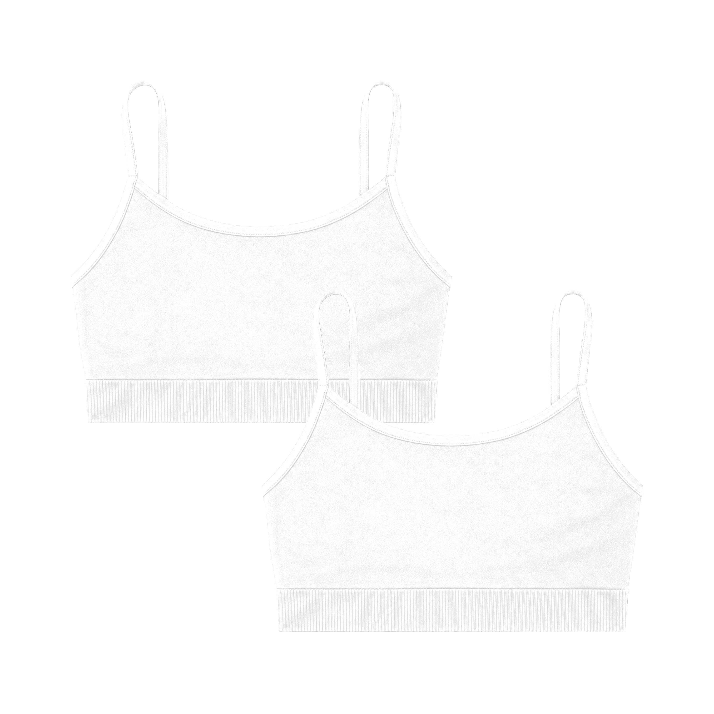 Girl's (7-14) Bandeau Bra Cami / Set of 2