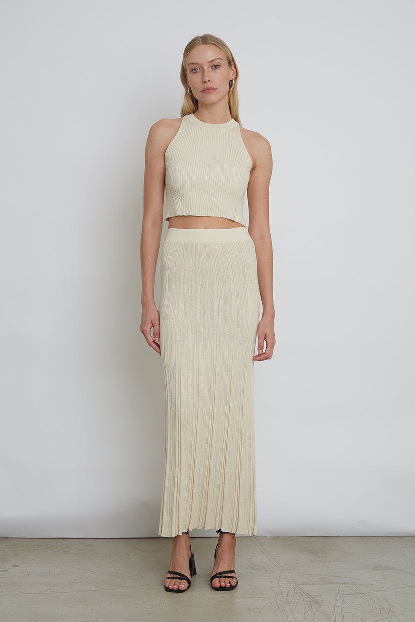 TIA CROP TANK | IVORY