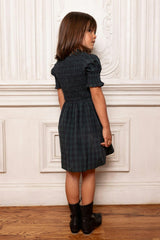 Mini Finley Dress in Twilight Pine Plaid