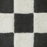 Kitchen Tiles Checkerboard Pattern Washable Rug