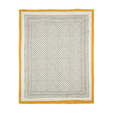 Block-Printed Cotton Crib Quilt
