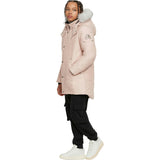 MOOSE KNUCKLES Unisex Parka with Shearling Hood - Dusty Rose
