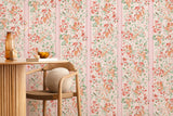 Papier peint CASSE-NOISETTE coloris Rose