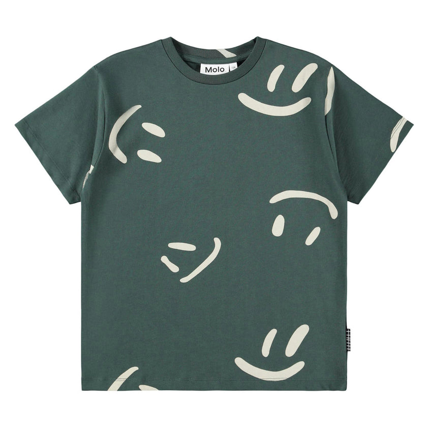 Molo Riley Big Smiles Taxus T-Shirt
