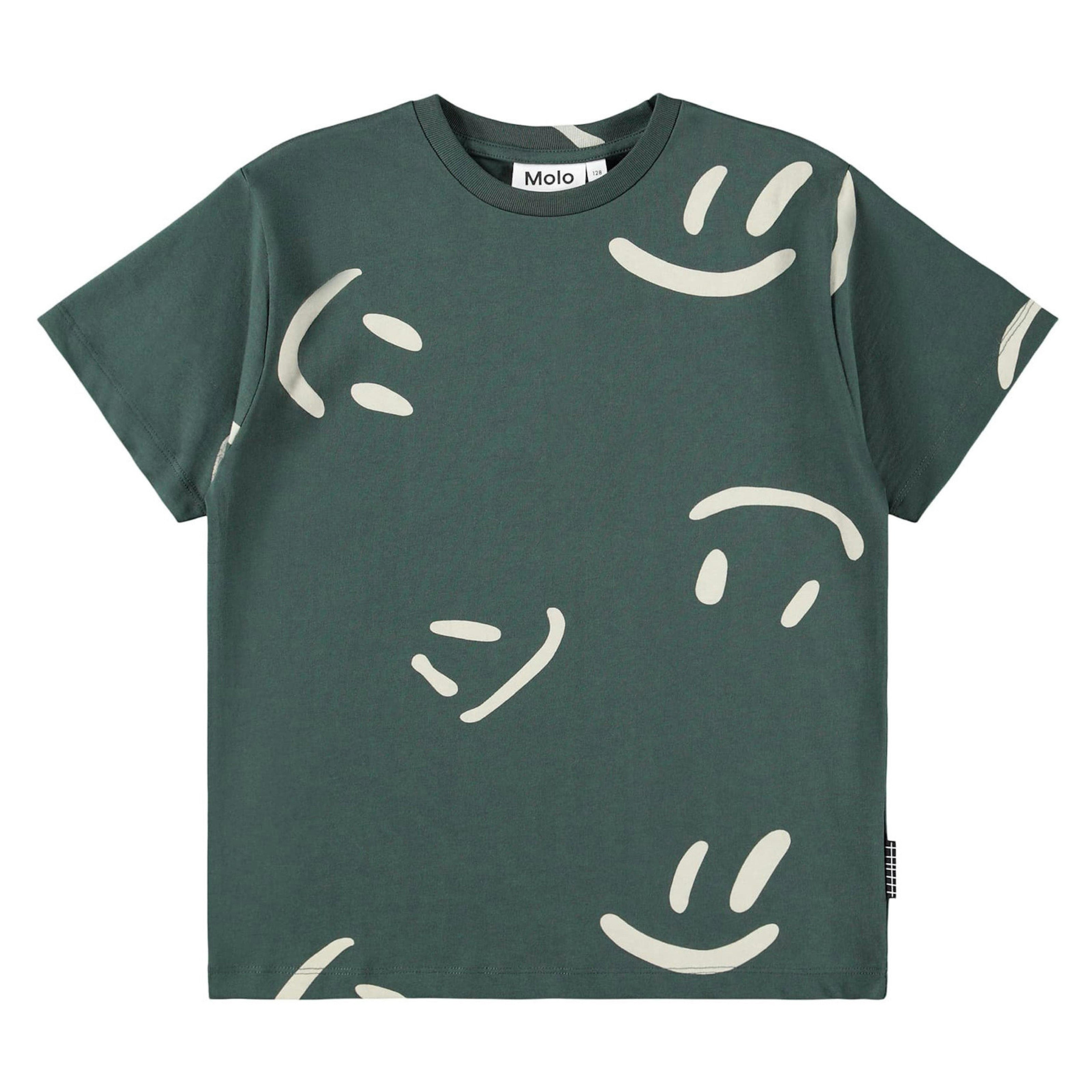 Molo Riley Big Smiles Taxus T-Shirt