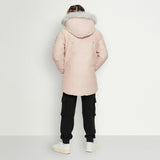 MOOSE KNUCKLES Unisex Parka with Shearling Hood - Dusty Rose