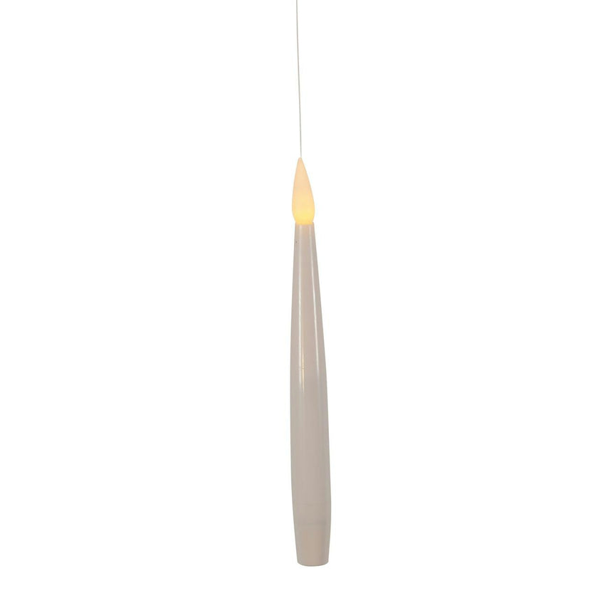 Kurt Adler Battery-Operated 6-Inch Floating Candles with String 10-Piece Ornament Set