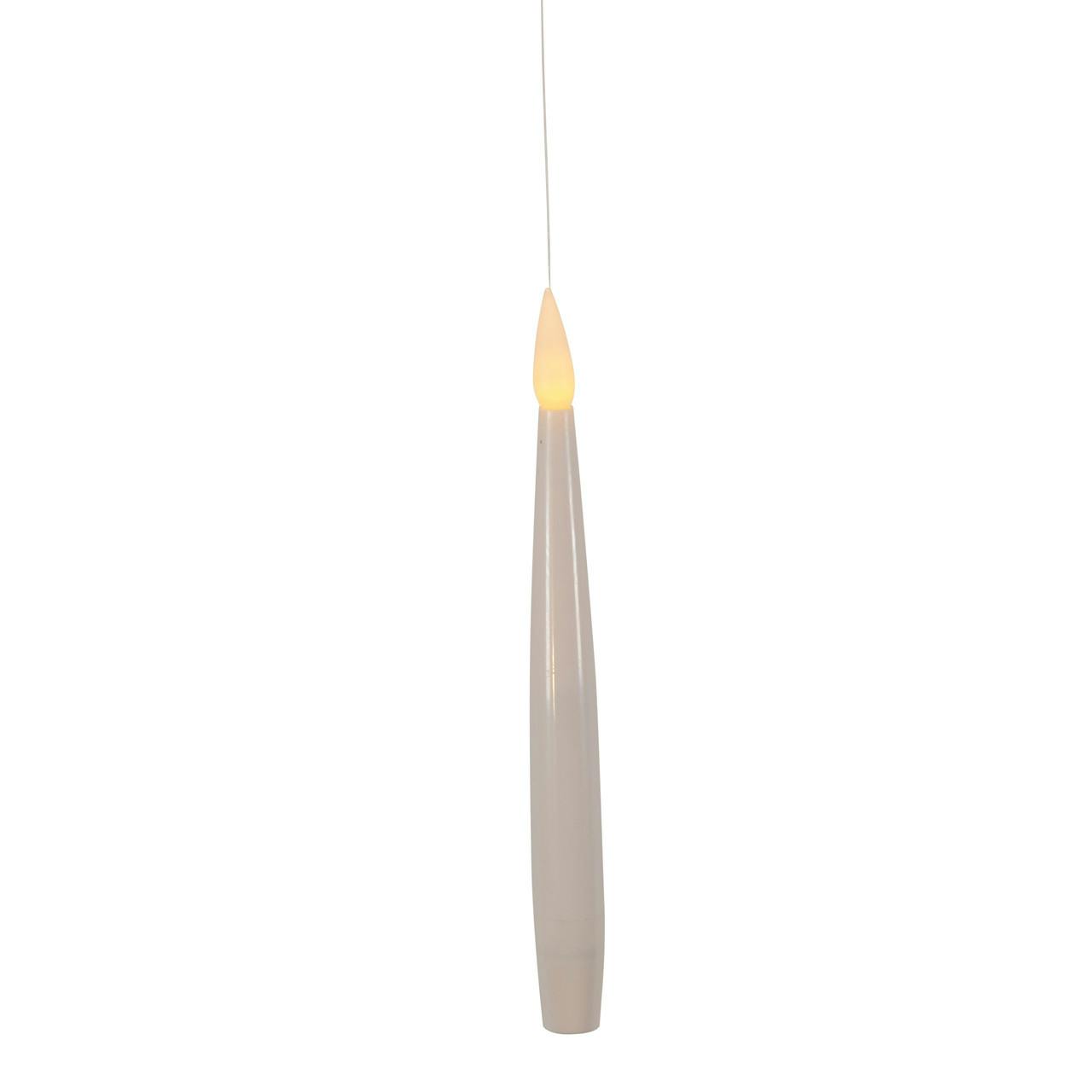 Kurt Adler Battery-Operated 6-Inch Floating Candles with String 10-Piece Ornament Set