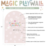 MEGA Magic Playwall - Arch Magnetic Wall Decal for Kids
