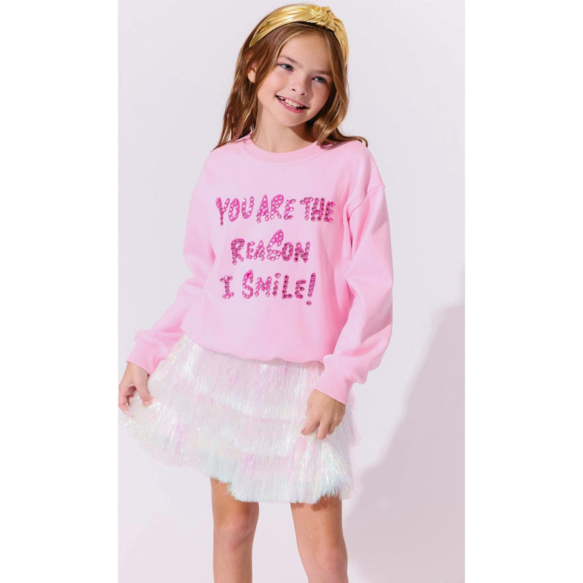 You are the reason I smile Sweatshirt