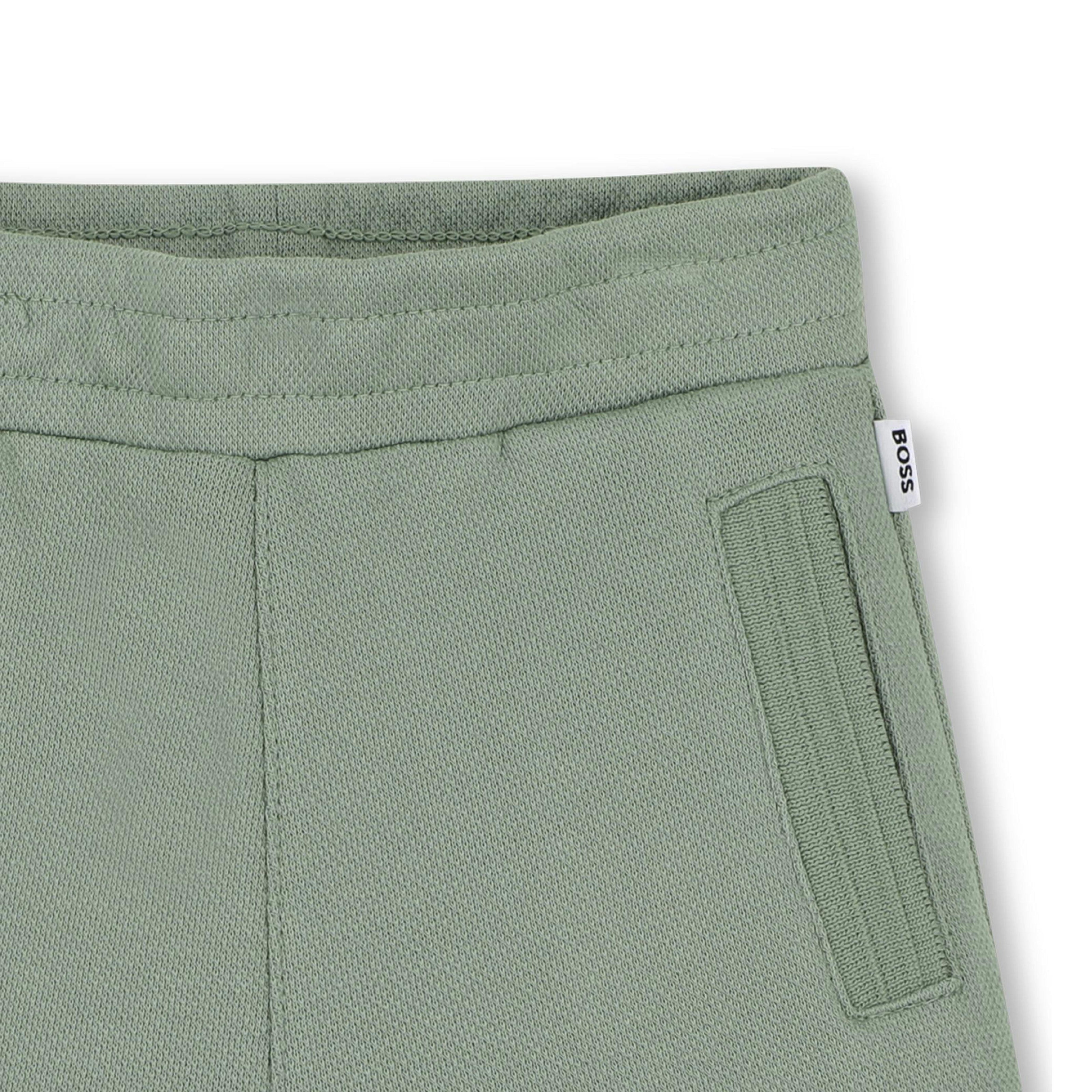 White & Light Green Short Set