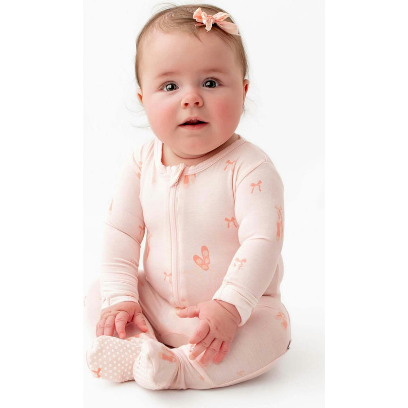 Ballerina Zippered Footie