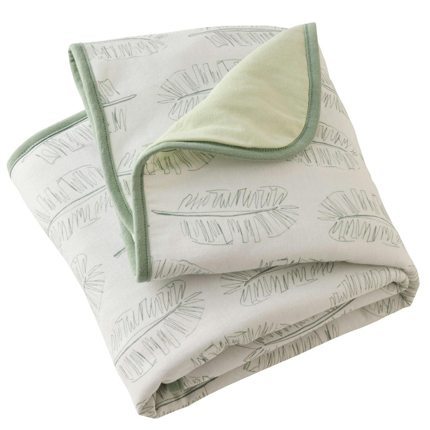 QUINN Reversible Light Weight Quilted Baby Blanket