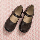 Scholar Spectator Mary Jane | Brown Leather