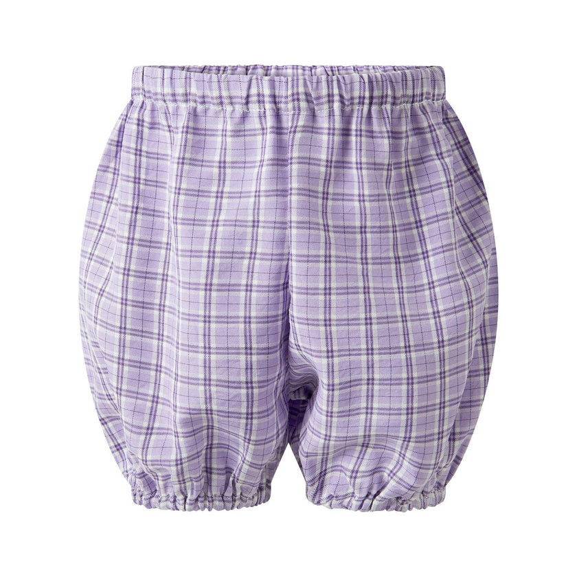 Check Frill Front Dress & Bloomers