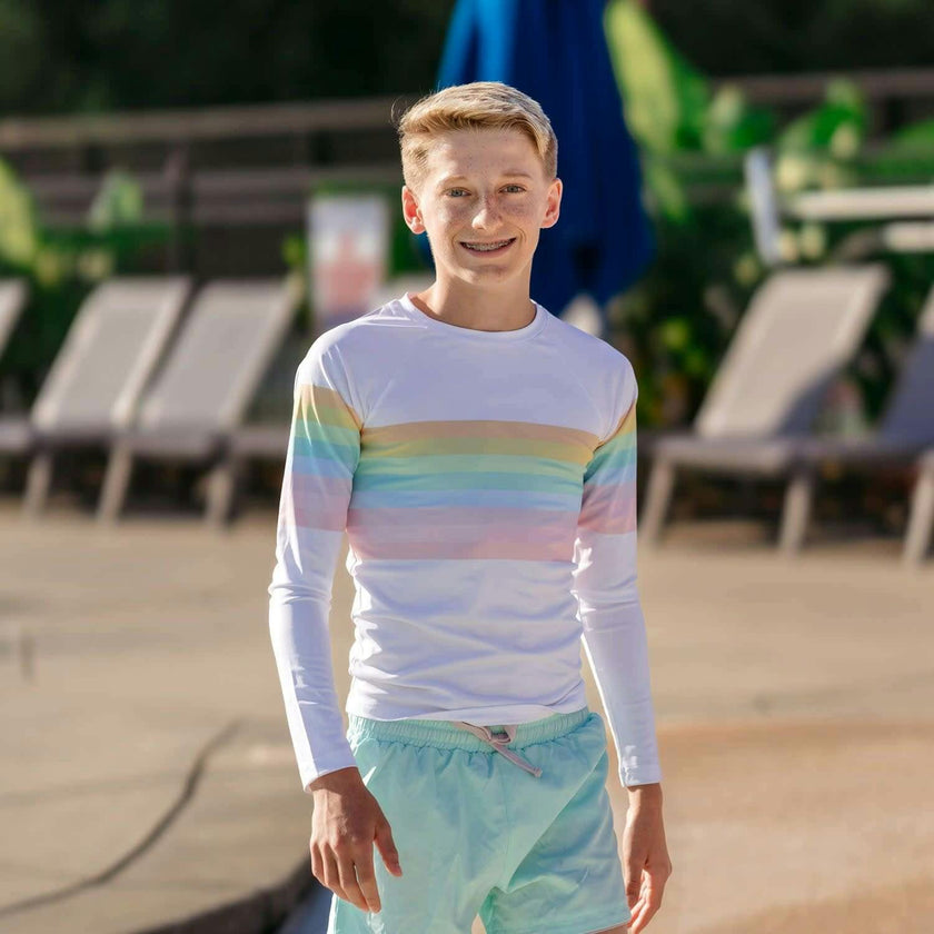 West Coast Rainbow Rash Guard