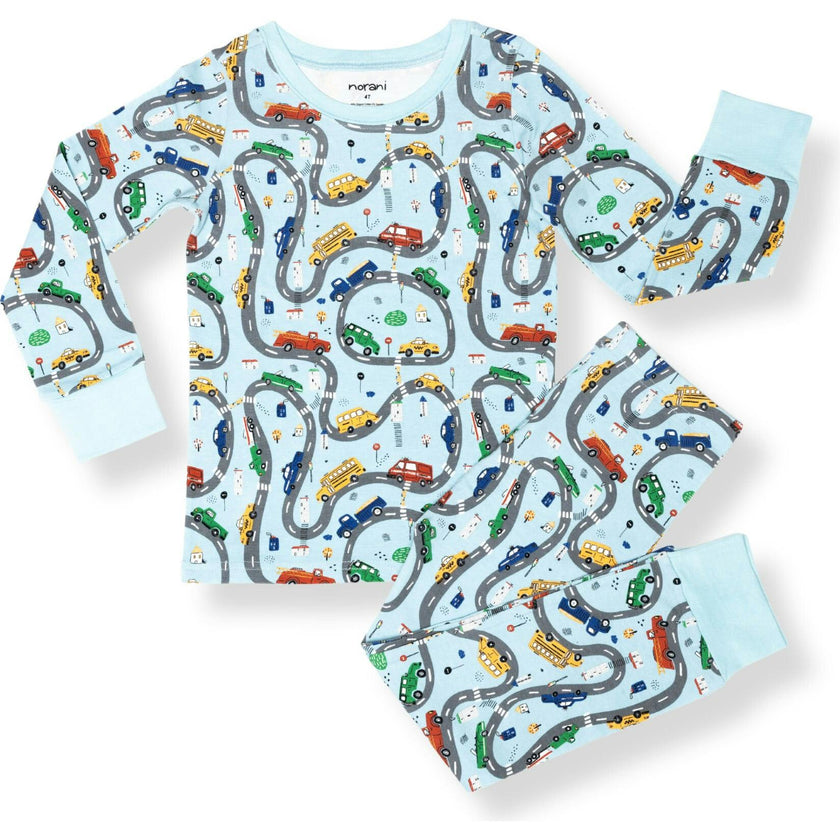 Print Long Sleeve Pajamas