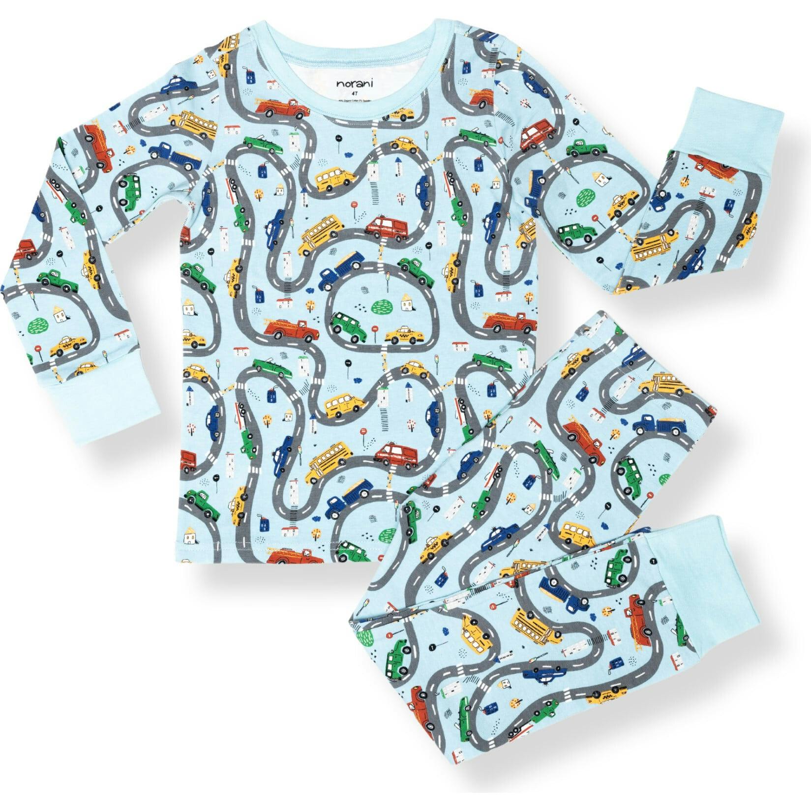 Print Long Sleeve Pajamas
