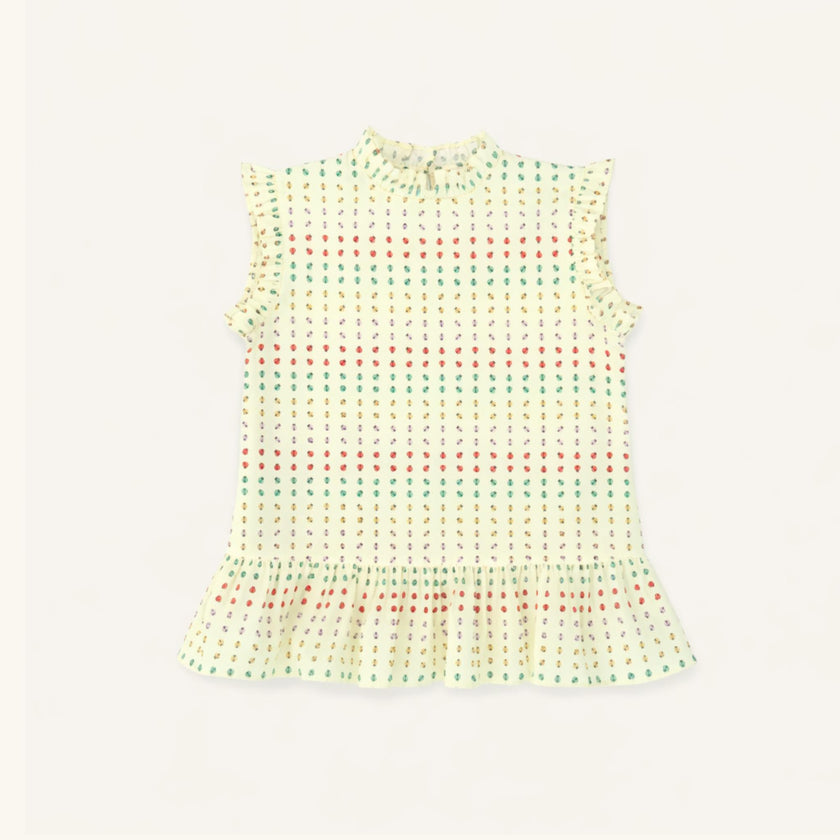 Drop Waist Dress in Ladybug