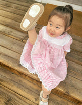 Daisies Tan Lurex Linen Espadrille First Kick