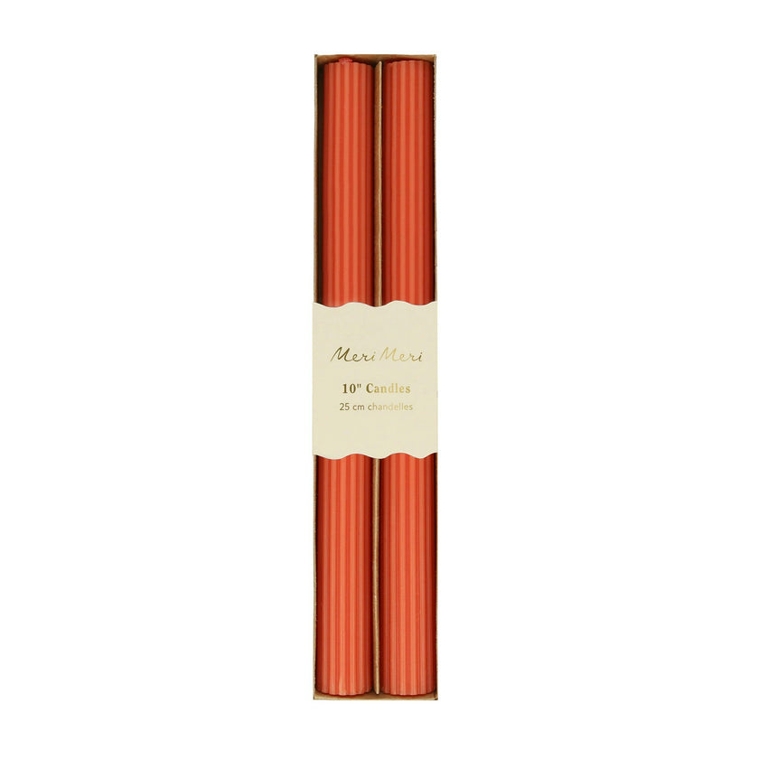 Coral Table Candles
