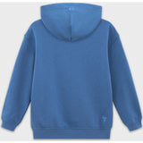 Relaxed Cotton Hoodie With Print