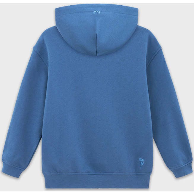 Relaxed Cotton Hoodie With Print