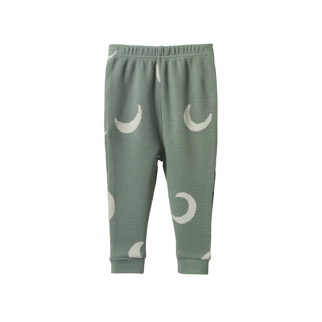 2Pc Long Sleeve Waffle Pyjamas